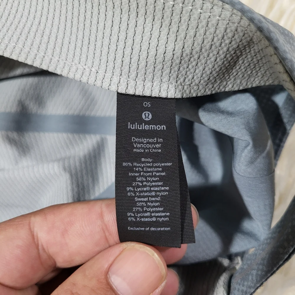 Lululemon Athletica Blue Textured Fabric